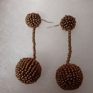 J CREW BEADED EARRINGS (NWOT)